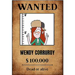 Wendy So Cool DTNK0307 Gravity Falls Posters