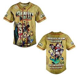 Reality Is An Illusion PTTT2307  Gravity Falls Baseball Jersey