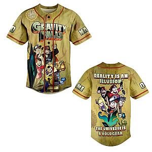 Reality Is An Illusion PTTT2307  Gravity Falls Baseball Jersey