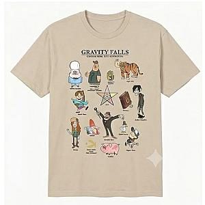 Gravity Falls Character And Mysteries Textbook Shirt, Disney Dipper Wendy Mabel T-shirt, Gravity Falls T-Shirts
