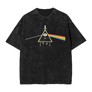 Bill Cipher Dark Side PTTT2009 Washed  Gravity Falls T-Shirts