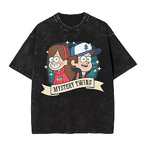 Mystery Twins PTTT2009 Washed  Gravity Falls T-Shirts