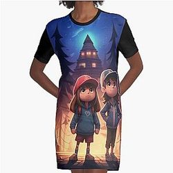 gravity falls 4 Graphic T-Shirt Dress