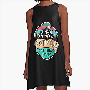 Gravity Falls National Park- Vintage A-Line Dress