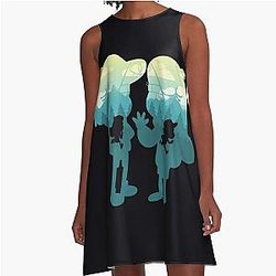 GRAVITY FALLS MERCH  	 A-Line Dress