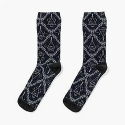BILL CIPHER Gravity Falls wallpaper pattern Socks