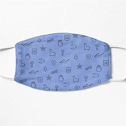 gravity falls pattern Flat Mask