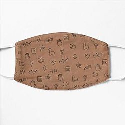 gravity falls pattern Flat Mask