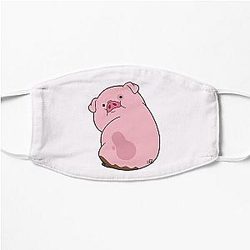 Cute Pig - similar to Waddles from Gravity Falls Flat Mask