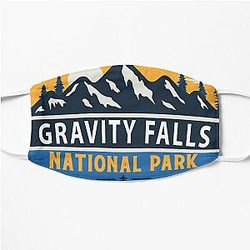 Gravity Falls National Park-Vintage Flat Mask