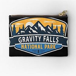 Gravity Falls National Park-Vintage Zipper Pouch