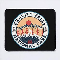 Gravity Falls National Park-Vintage Mouse Pad