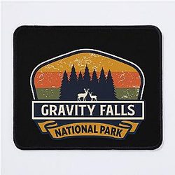 Gravity Falls National Park-Vintage Mouse Pad
