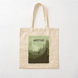 Visit Gravity Falls poster Cotton Tote Bag