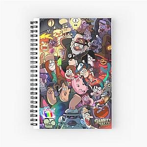 Gravity Falls Collage  Spiral Notebook