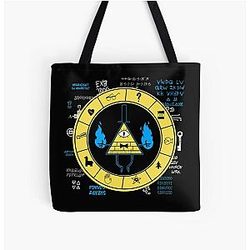Gravity Falls - Bill Cipher Zodiac All Over Print Tote Bag