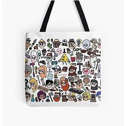 Gravity Falls Doodle All Over Print Tote Bag