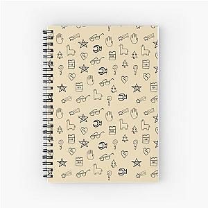 Gravity Falls Wheel Symbols Spiral Notebook