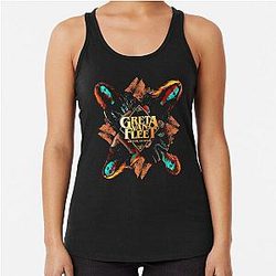 greta van fleet Racerback Tank Top