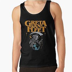 Greeta van fleet4  Rock Band Shirt Boho  Tank Top