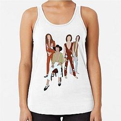Lover Gift Greta Van Fleet Photoshoot Gifts For Movie Fan Racerback Tank Top