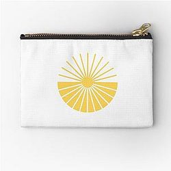 Greta Van Fleet 'Heat Above' Yellow Symbol Zipper Pouch