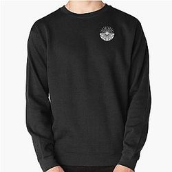 Greta Van Fleet 'Heat Above' White Symbol  Pullover Sweatshirt