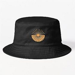 Greta Van Fleet 'Heat Above' Orange Symbol Bucket Hat