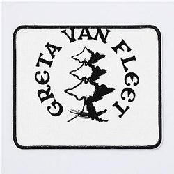 Greta Van Fleet Tree Logo Mouse Pad
