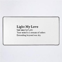 Light My Love by Greta Van Fleet Desk Mat