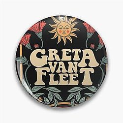 Iris greta 1 Greta Van Fleet Shirt,  Greta Van Fleet T-shirt Tee Pin