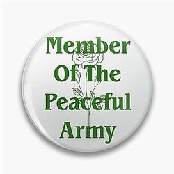 Greta Van Fleet Peaceful Army Pin