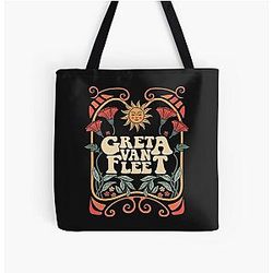 Iris greta 1 Greta Van Fleet Shirt,  Greta Van Fleet T-shirt Tee All Over Print Tote Bag
