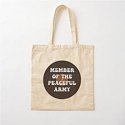 member of the peaceful army greta van fleet stickers & more Cotton Tote Bag