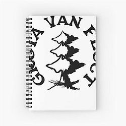 Greta Van Fleet Tree Logo Spiral Notebook