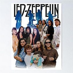 Greta Van Fleet Led Zeppein 90s icon shirt Poster