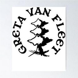 Greta Van Fleet Tree Logo Poster