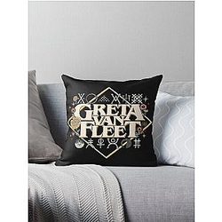 Iris greta 4 Greta Van Fleet Shirt,  Greta Van Fleet T-shirt Tee Throw Pillow