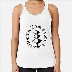 Greta Van Fleet Tree Racerback Tank Top