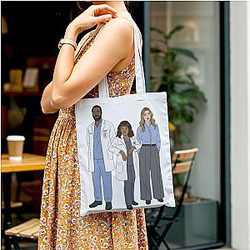 Grey's Anatomy LA 0102 - Follows the life of Meredith Grey Grey's Anatomy Drawstring Bag