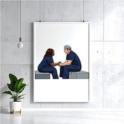 Grey's Anatomy LA 0102 - Features complex surgical cases and romance Grey's Anatomy Poster