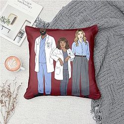 Grey's Anatomy LA 0102 - Follows the life of Meredith Grey Grey's Anatomy Throw Pillow