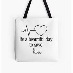 Greysanatomy Scrub Cap All Over Print Tote Bag RB1010