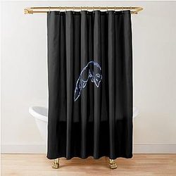Grim Dawn Fox Constellation Shower Curtain
