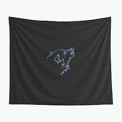 Grim Dawn Wolf Constellation Design Tapestry