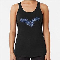 Grim Dawn Hawk Constellation Design Racerback Tank