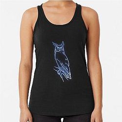 Grim Dawn Owl Constellation Racerback Tank Top
