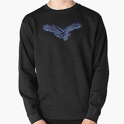 Grim Dawn Hawk Constellation Design Pullover Sweatshirt