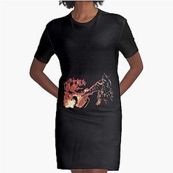 Demolitionist Grim Dawn Fan Art Graphic T-Shirt Dress