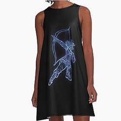 Grim Dawn Huntress Constellation A-Line Dress